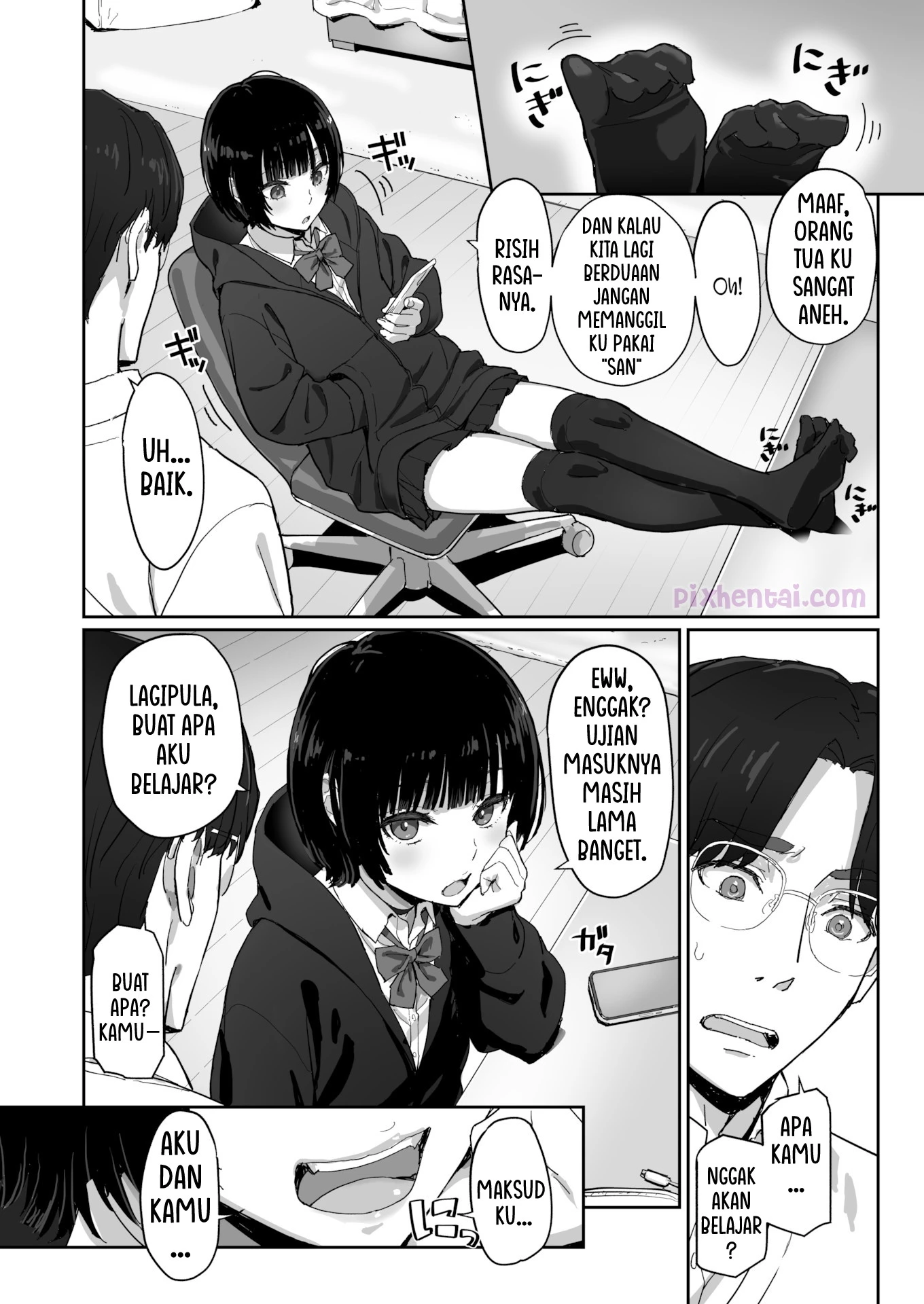 Komik hentai xxx manga sex bokep BenKyou toka Shinakute MO 6